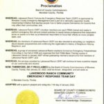 LWR CERT Day proclamation